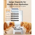 thumbnail image 2 of Dispensador de agua para perros Nityers 8 L de acero inoxidable, libre de BPA, 2 of 9