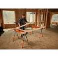 thumbnail image 7 of Bora Tool PM-4550 Speedhorse XT Portable Heavy Duty Metal Sawhorse with Adjustable Legs, Orange, 7 of 7