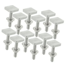 Unique Bargains Car Roof Rack T Shaped Slot Bolt M6 with Nuts Washer T Shaped Track Bolts Roof Rack Bolt