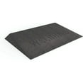 thumbnail image 1 of EZ-ACCESS TRANSITIONS 2.5" Rectangular Angled Welcome Entry Mat, Black, 1 of 6