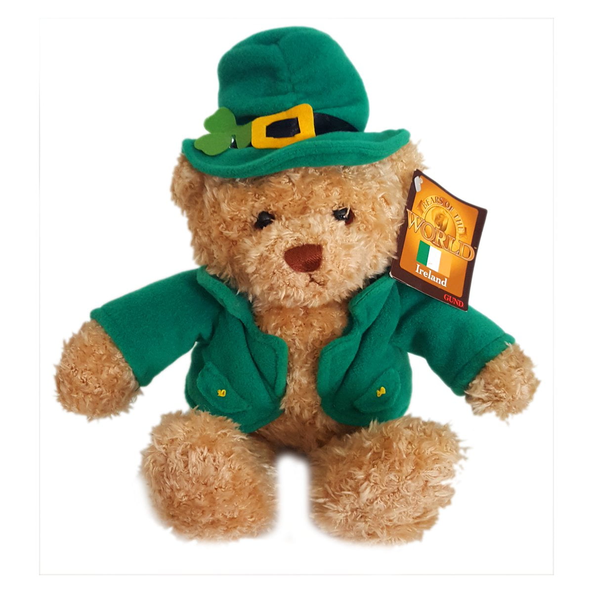 GUND Ireland Bears of The World Lucky Bear Plush 15"