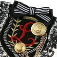 thumbnail image 3 of EHJRE Beautiful Lapel Farbic Brooches for Male Female British Navy Wind Pins 9, 3 of 7