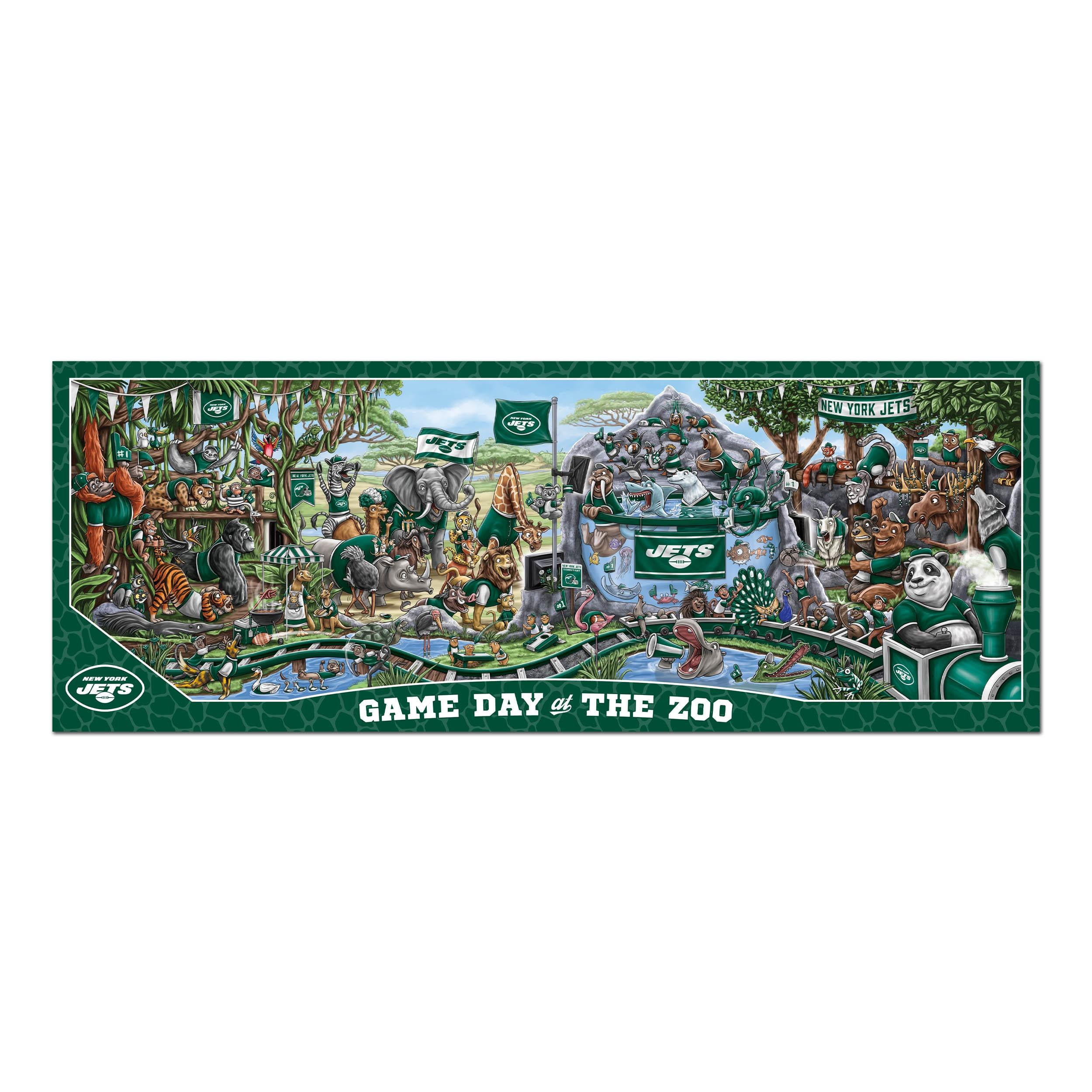 YouTheFan NFL New York Jets Game Day at the Zoo - 500 pc Puzzle