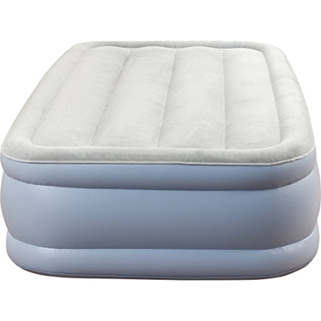 Beautyrest Hi-Loft Inflatable Mattress: Raised-Profile Air Bed with External Pump, Twin
