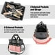 thumbnail image 4 of Bolsa para herramientas de jardín WORKPRO Heavy Duty con 10 bolsillos, color rosa, 4 of 7