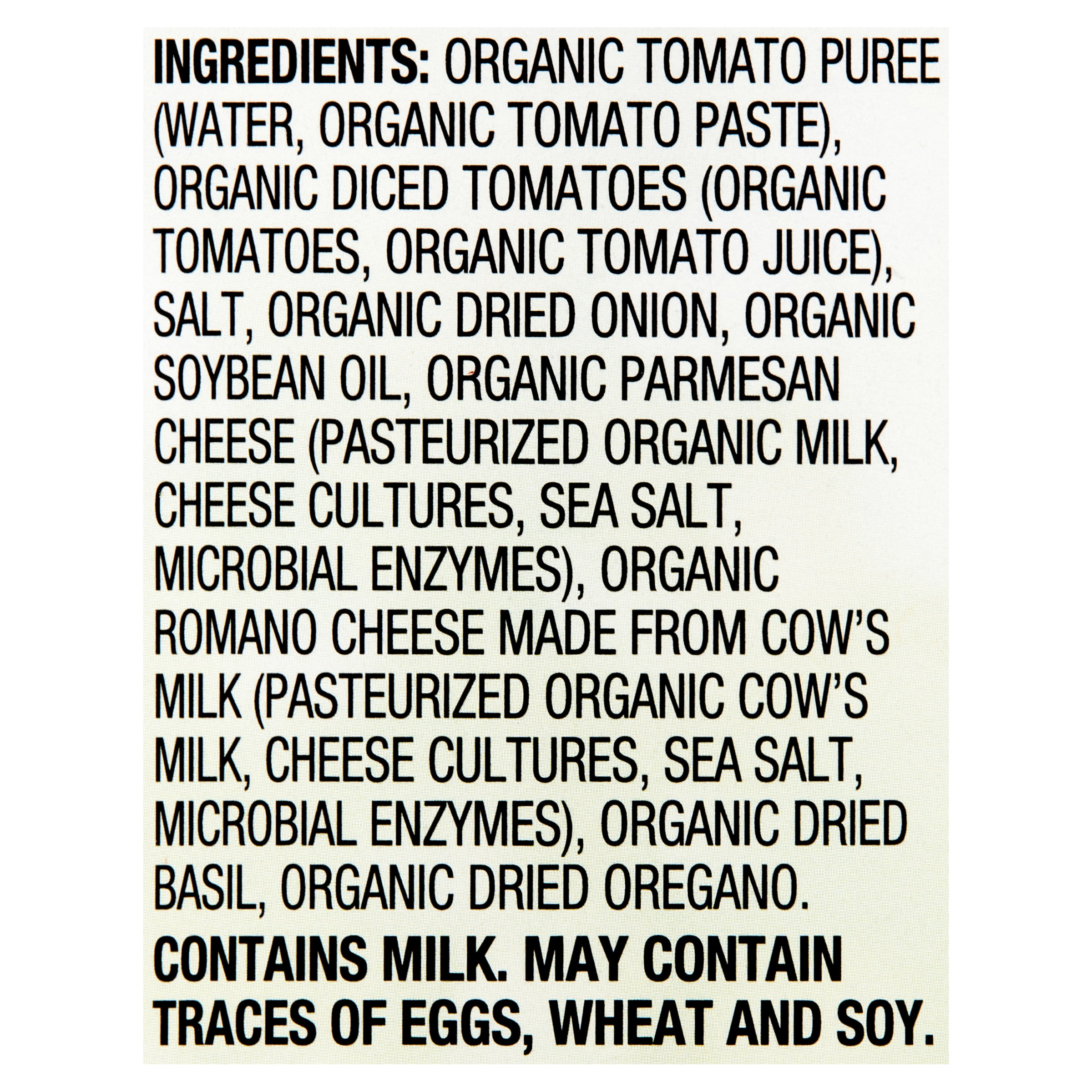 (3 pack) Great Value Organic Parmesan Romano Pasta Sauce, 24 oz