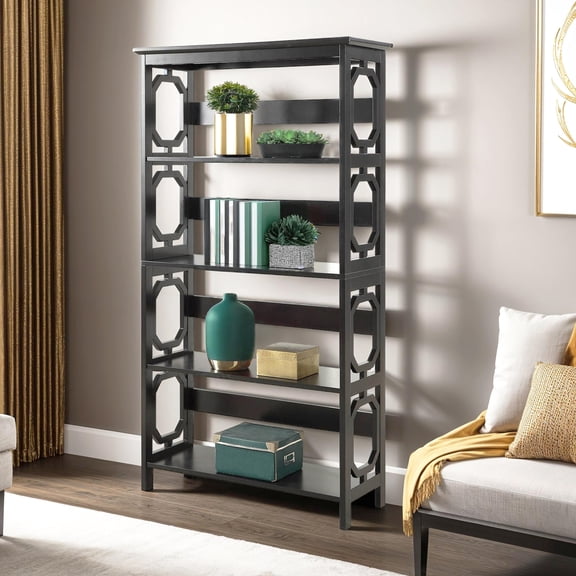 Convenience Concepts Omega 5 Tier Bookcase, Multiple Finishes