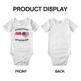 thumbnail image 3 of Singaporean American Flag Two Hearts Baby Bodysuit Newborn Clothes Outfits (White, 0-3 Months), 3 of 5