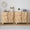 Oak 2pcs, variant on LEFHDA 3-Drawer Dresser for Bedroom & Living Room, 31.5" Wide Modern Wood Chest of Drawers with Anti-Toppling Device, Fluted Mid-Century Storage Cabinet for Entryway, Hallway, Closet - Oak