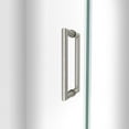 thumbnail image 4 of DreamLine Unidoor-LS 53-54 in. W x 72 in. H Frameless Hinged Shower Door in Brushed Nickel, 4 of 7