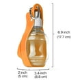 thumbnail image 5 of Portable Dog Water Bottle Dispenser - 7oz Pet Travel Water Bottle for Dogs On the Go with Buckle & Flippable Water Bowl, Orange Dog Travel Water Bowl Dispenser & Doggy Water Bottle On the Go, 5 of 7