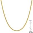 thumbnail image 5 of Kylie Harper Unisex Italian 14k Gold Over Silver Snake Chain - 18"-24", 5 of 5