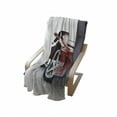 thumbnail image 4 of Teen Room Soft Flannel Fleece Throw Blanket, Modern Automotive Vivid Toned Car Back View Prestige Passion Image, Cozy Plush for Indoor and Outdoor Use, 50" x 60", Black and Ruby, by Ambesonne, 4 of 6
