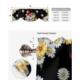 thumbnail image 5 of Tie Up Valance Curtain for Kitchen, Rural Gnome Daisy Sunflowers Rod Pocket Short Curtains Adjustable Tie-Up Shade Valances, Farm Animal Ladybug Window Treatment for Bathroom Living Room Bedroom, 5 of 7