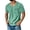 ZZ-Green-top, variant on Hfnxid Big and Tall Men's Vintage Short Sleeve Shirt Solid Color Casual T-Shirt Fashion Crew Neck Tee with Pocket Green XXXXL
