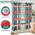 thumbnail image 3 of Yayeee Window Curtains Set of 2 for Living Room Light Filtering 63"x42", Green Plaid, 3 of 7
