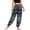 Patterned7, variant on Women's Boho Pants Harem Beach Baggy Trousers Print Bloomer Yoga Hippie Drawstring Elastic Waist Aladdin Indian Thai Bohemian Cinch Bottom Patterned7 One Size