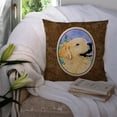 thumbnail image 3 of Carolines Treasures SS8904PW1414 Golden Retriever Fabric Decorative Pillow, 14Hx14W, multicolor, 3 of 4