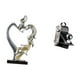thumbnail image 5 of Estatua de pareja besándose, figura de pareja, modelo de cámara, figura coleccionable, material de resina, decoración artística abstracta, adecuada pa, 5 of 8