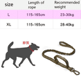 thumbnail image 3 of Collar de nailon ajustable para perro, hebilla de Metal resistente con asa para adiestramiento de perros, 3 of 6
