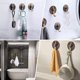 thumbnail image 4 of Gancho adhesivo de baño de lujo liviano (negro), duradero, no requiere taladrar, toallero con forma de nota musical, multifuncional, adecuado para cocina, baño y sala de estar, 4 of 5
