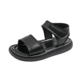 thumbnail image 3 of Viluyesy Boys Open Toe Sandals - Toddler Summer Beach Shoes Casual Comfort Lightweight Non-Slip Soft Sole Infant Walking Sandals Black Size 12, 3 of 10