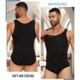 thumbnail image 4 of Mens Shapewear Tummy Control Full Body Shaper Compression Slimming Bodysuit Sleeveless Undershirts Fajas Para Hombres, 4 of 6