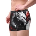 thumbnail image 2 of Kdxio Men's Boxer Briefs with Cool Black And White Dragon Print - Comfortable and Breathable Underwear for Everyday Wear, 2 of 5