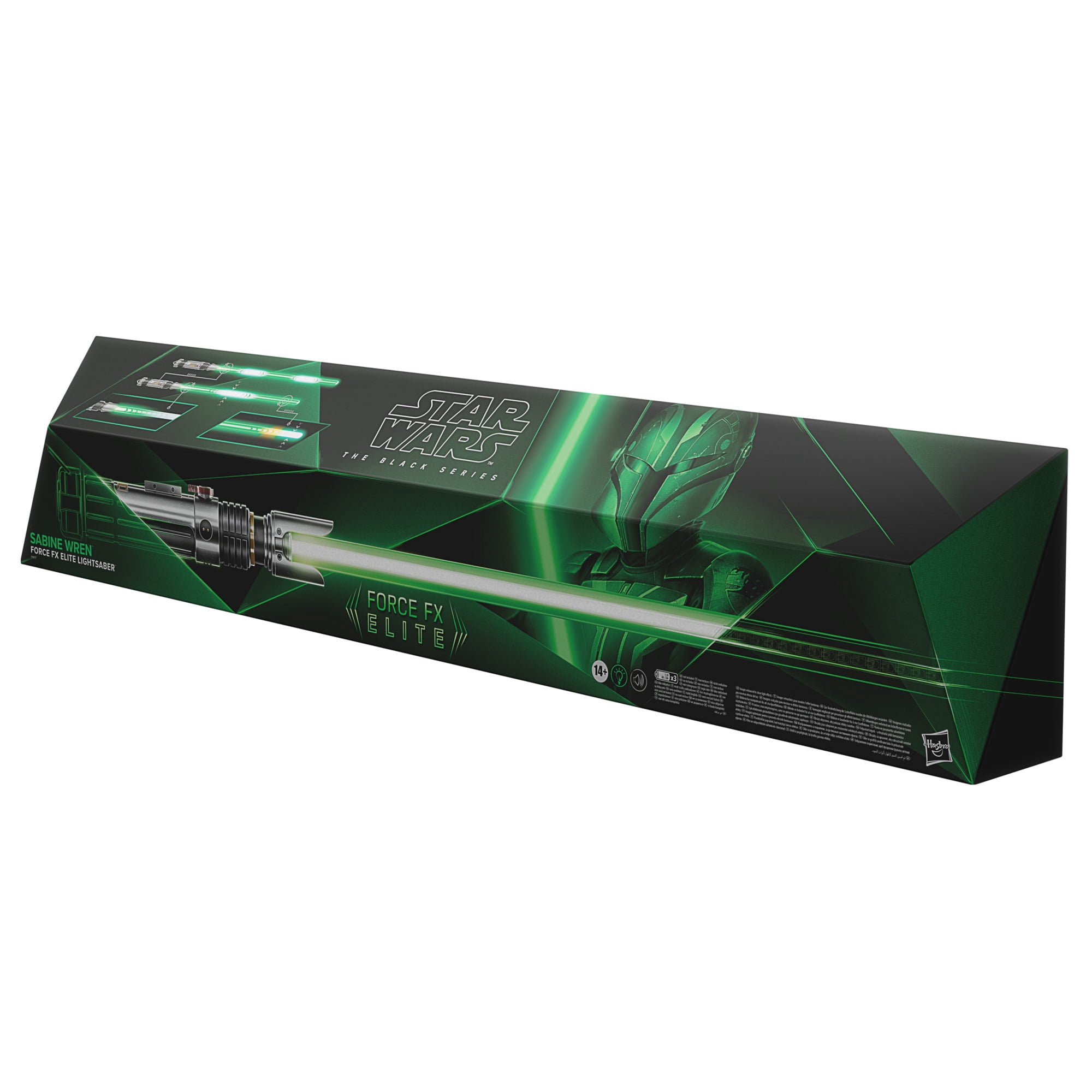 Star Wars The Black Series, sabre laser électronique Force FX Elite de Sabine Wren, article de cosplay pour adultes