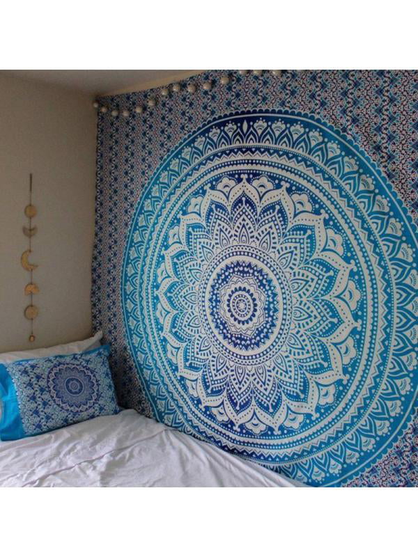 Mandala Tapestry Indian Wall Hanging Decor Bohemian Hippie Queen Twin Poster New