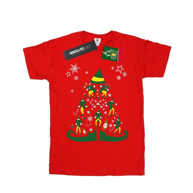 Elf T-Shirt Arbre de Noël pour Hommes
