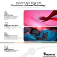 thumbnail image 3 of Paderna 3" Bio-Responsive Celliant-Infused Mattress Topper - Better Sleep, Improved Circulation, Supports Recovery, FDA-Determined Medical Device (Cal King), 3 of 12