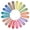 Matte Rainbow Colors, variant on Small Hair Barrettes For Women No Slip Metal Snap Clips For Thin And Fine Hair,Matte Black Tortoiseshell,20 PCS,1.97 x 0.5 Inch.