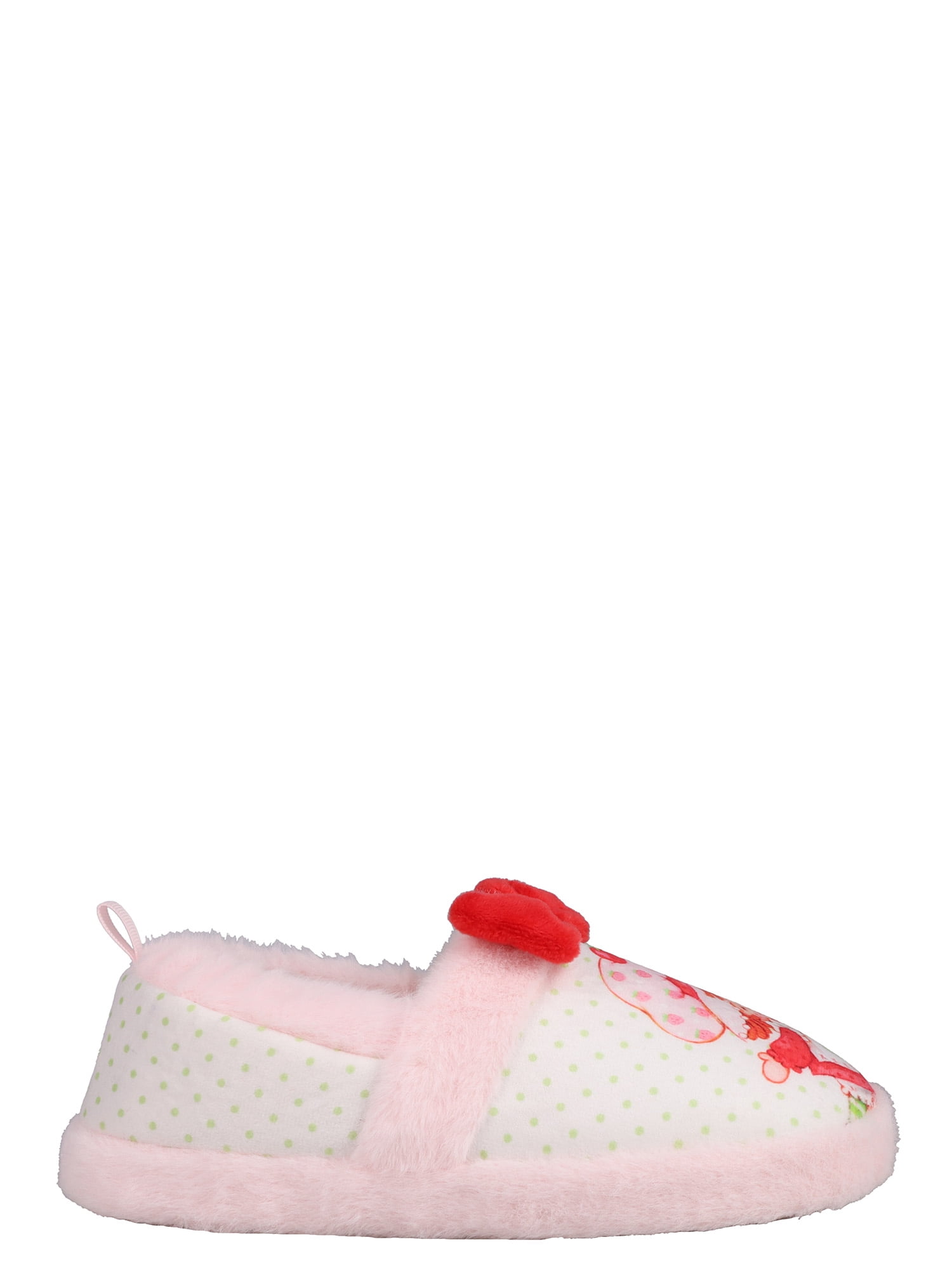Toddler and Little Kids Strawberry Shortcake Fuzzy Slippers