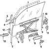 Genuine OE Mercedes-Benz Run Channel Seal - 126-725-08-66