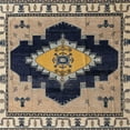 thumbnail image 1 of Ahgly Company Indoor Square Abstract Brown Abstract Area Rugs, 4' Square, 1 of 6