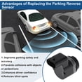 thumbnail image 4 of Sensores de estacionamiento de reversa Unique Bargains No.66209233047 para BMW F10 520i 11-16 para BMW X3 F25 xDrive 28i 12-17 Sensor de asistencia de estacionamiento negro 1 Pc, 4 of 6
