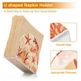 thumbnail image 5 of Yayeee Napkin Holder for Table Set of 2 Kitchen Paper Tissue Organization, Red Starfish, 5 of 8