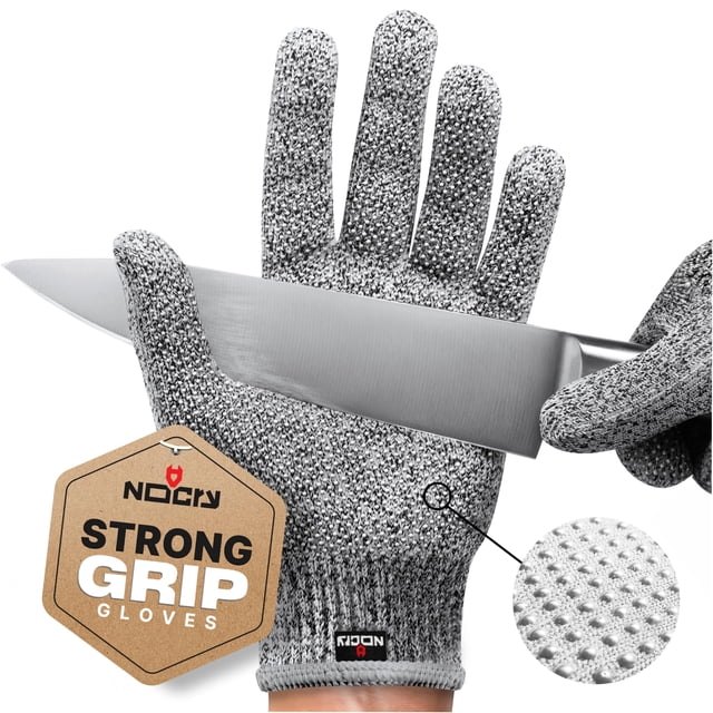 Guantes resistentes a cortes NoCry con Grip Dots Kitchen Level 5