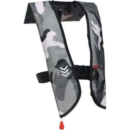 Eyson Inflatable Life Jacket Life Vest Basic Manual (639 White Camouflage Manual)