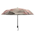 thumbnail image 2 of Cherry Blossoms and Mountains Compact Sun Umbrella Windproof Travel Umbrellas for Rain Strong Portable UV Protection, 2 of 8
