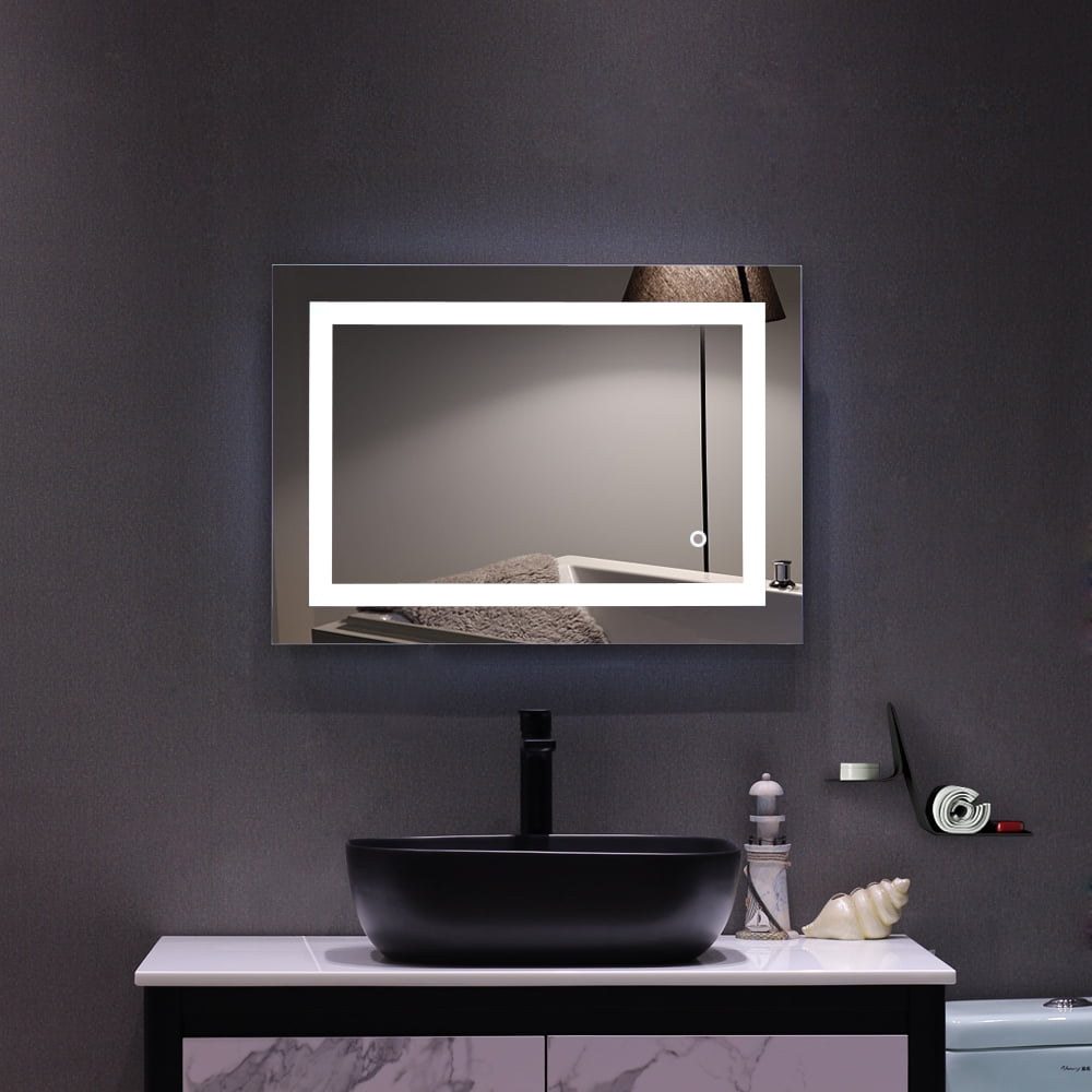 Ktaxon 28x20 Inch Led Lighted Bathroom, Bathroom Mirror That Turns Into A Tv Unit