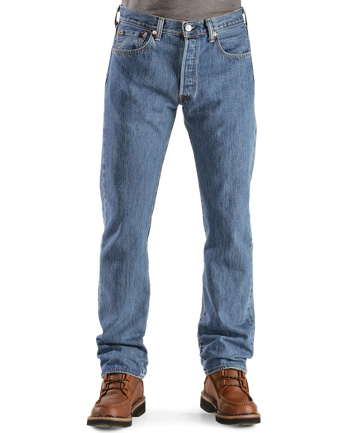 Levis Mens 501 Original Fit Jeans Regular 38W x 34L Medium