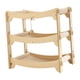 thumbnail image 5 of Alfombrilla rascadora de madera resistente para gatos, protector de sofá antiarañazos, cama de salón, juguete para gatos. Triple nivel, 5 of 9
