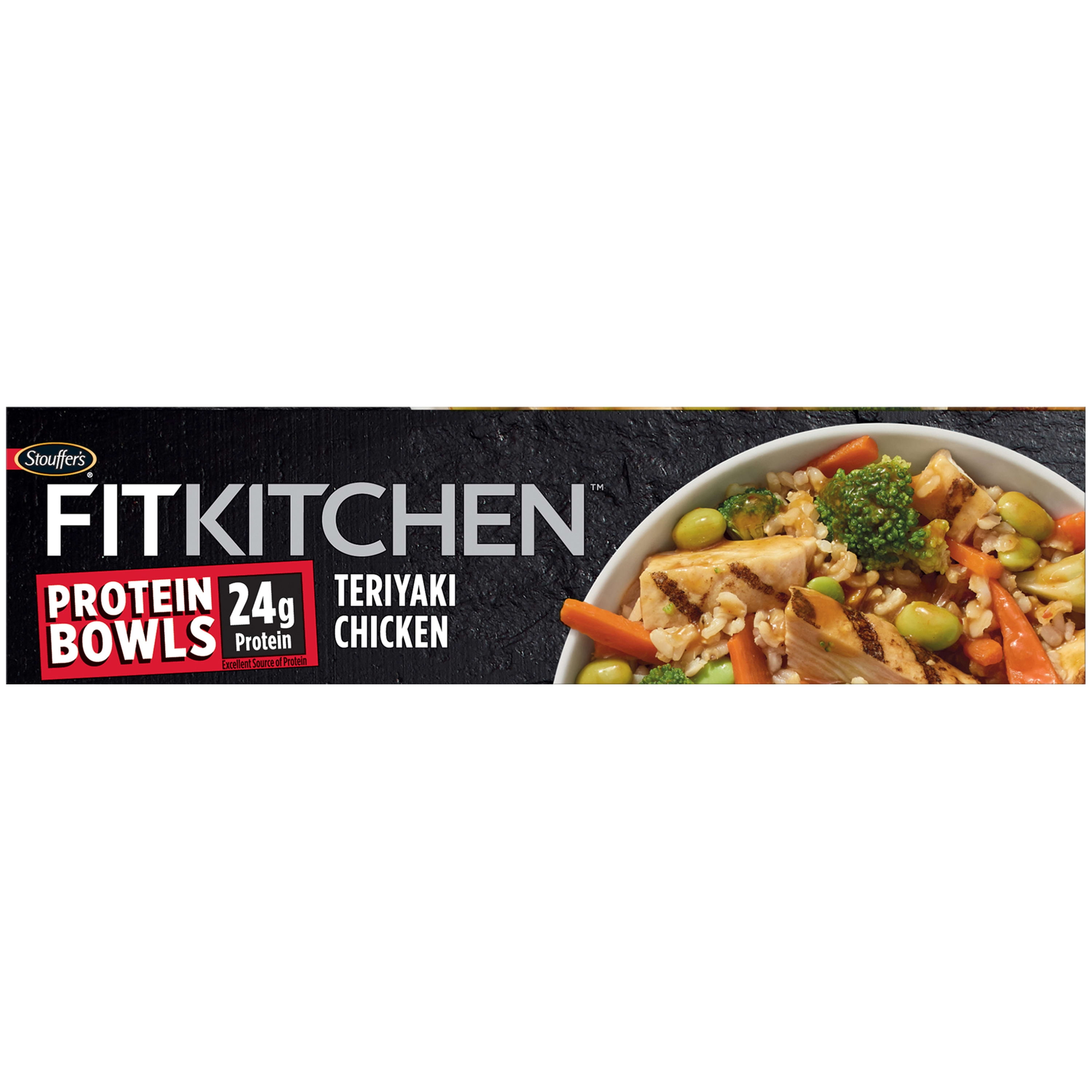 Stouffer S Fit Kitchen Protein Bowls Teriyaki Chicken Frozen Meal 12 Oz Walmart Com Walmart Com