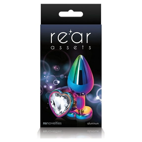 Rear Assets Multicolor Heart Medium Clear