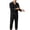 #02 Black 【Mix, Match & Rotate: Stock Up on Daily Colors】, variant on Zenithor Men's Soft Pajama Set Cozy Button Down Pajamas for Men Long Sleeve 2 Piece Sleepwear Lounge Sets with Pockets,L-4XL Black