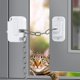 thumbnail image 1 of 2 piezas de cerraduras de seguridad para ventanas para niños, cerraduras de protección para ventanas para niños ajustables, cerradura adhesiva fuerte para refrigerador, cerradura para puerta, armario,, 1 of 4