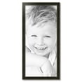 thumbnail image 2 of ArtToFrames 18" x 40" Honors Black with Gold Picture Frame, 18x40 inch Black Wood Poster Frame (WOM-5158), 2 of 7