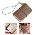 thumbnail image 2 of Sturdy Leather Pocket Notebook Multipurpose Leather Pocket Writing Book Key Chain for or Academic Use, 2 of 8